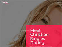 Tablet Screenshot of christianonlinedating.co.za